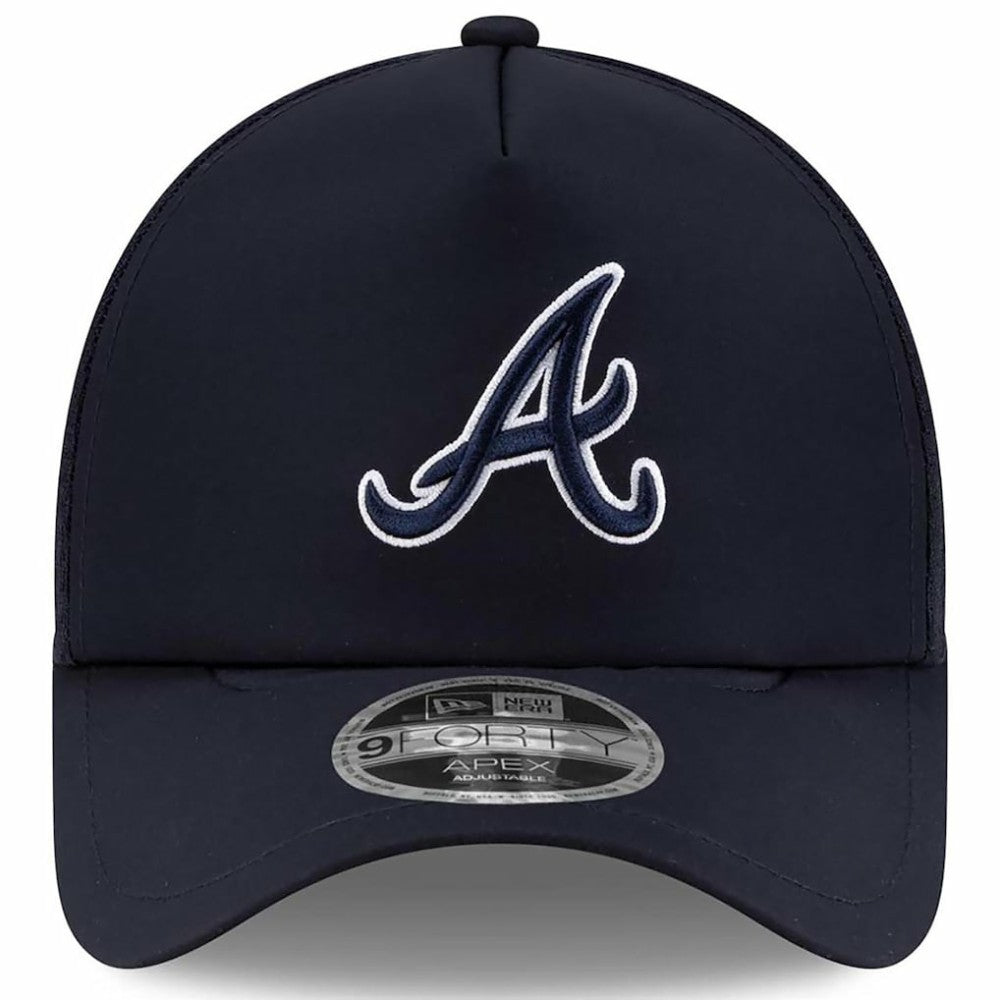 Atlanta Braves New Era 2026 Batting Practice Apex 9FORTY Adjustable Trucker Hat | MLB Online