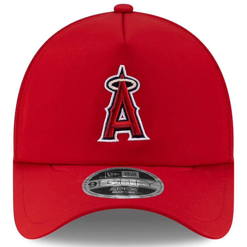 Los Angeles Angels New Era 2026 Batting Practice Apex 9FORTY Adjustable Trucker Hat | MLB Sale