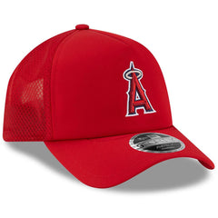 Los Angeles Angels New Era 2026 Batting Practice Apex 9FORTY Adjustable Trucker Hat | MLB Sale