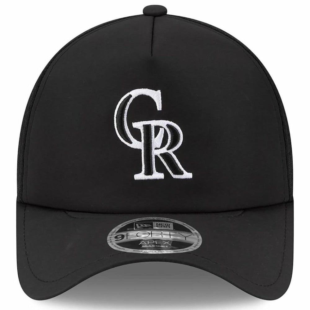 Colorado Rockies New Era 2026 Batting Practice Apex 9FORTY Adjustable Trucker Hat | MLB For sale