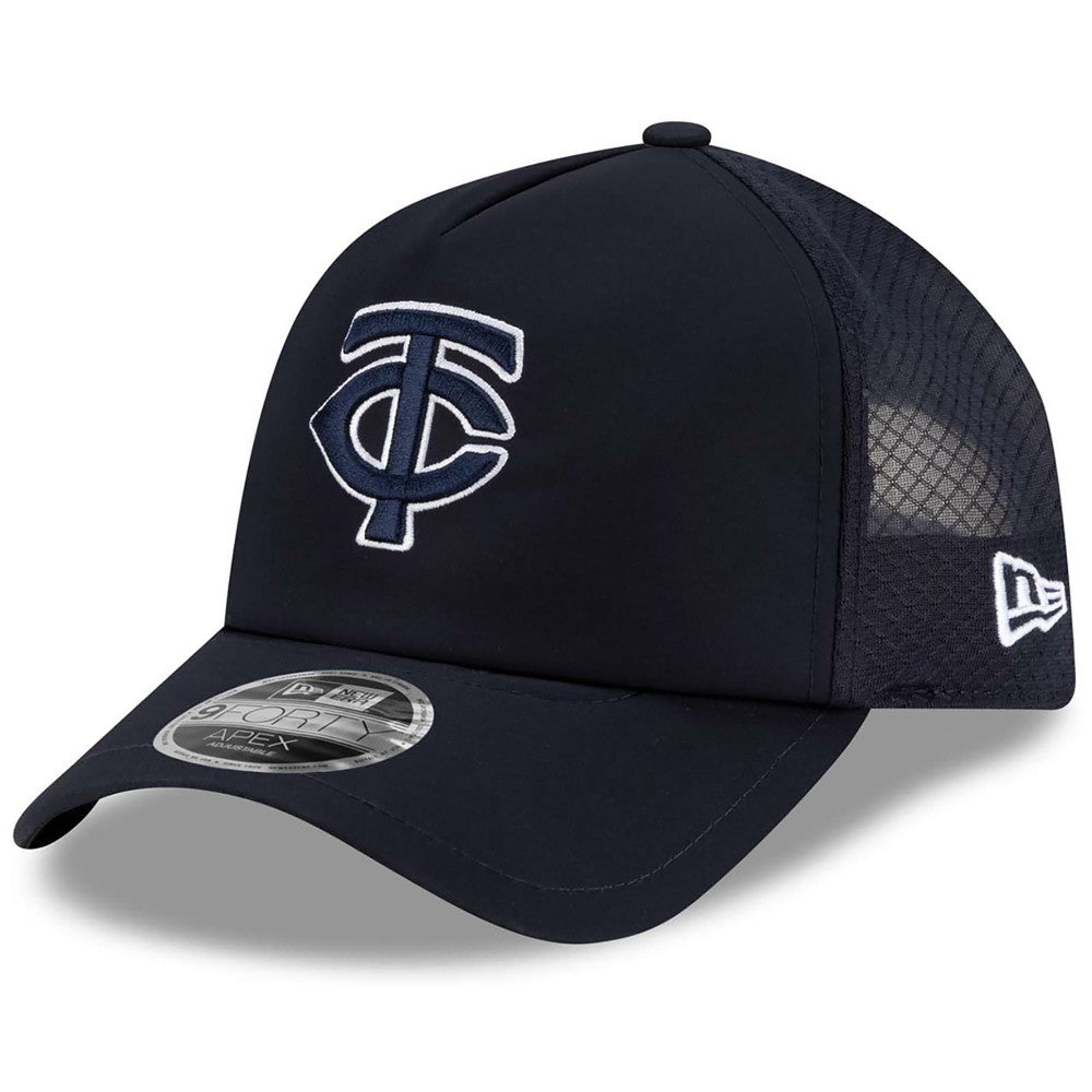 Minnesota Twins New Era 2026 Batting Practice Apex 9FORTY Adjustable Trucker Hat | MLB Shop