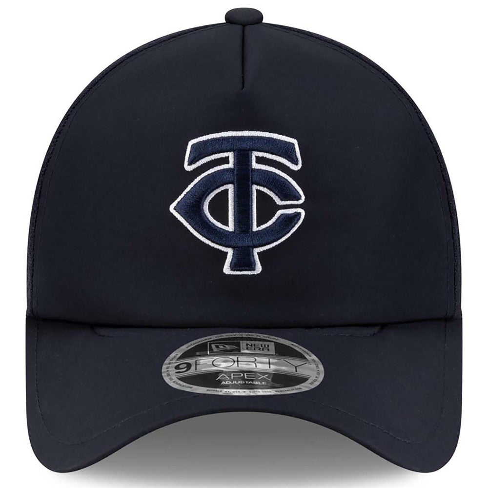 Minnesota Twins New Era 2026 Batting Practice Apex 9FORTY Adjustable Trucker Hat | MLB Shop