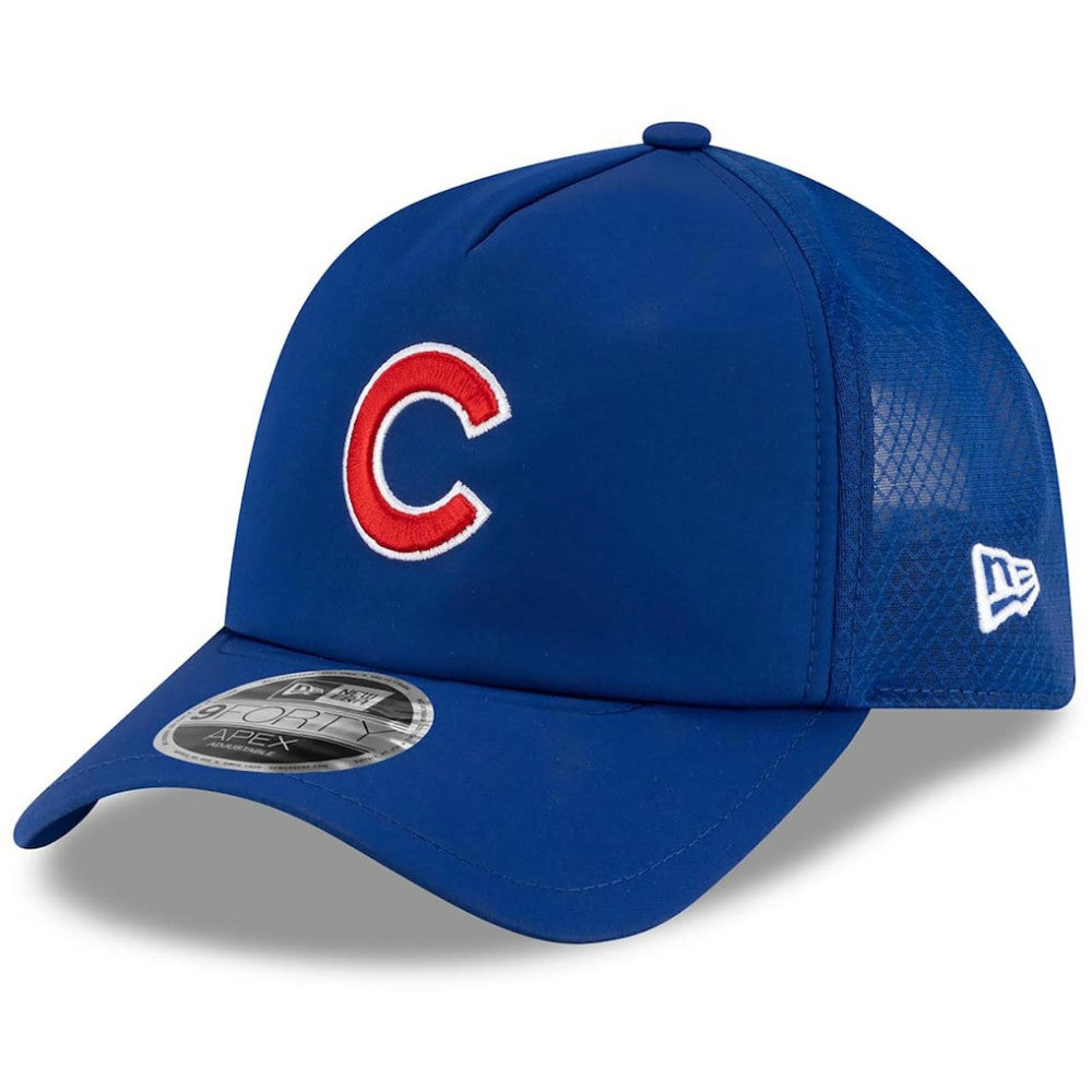 Chicago Cubs New Era 2026 Batting Practice Apex 9FORTY Adjustable Trucker Hat | MLB US
