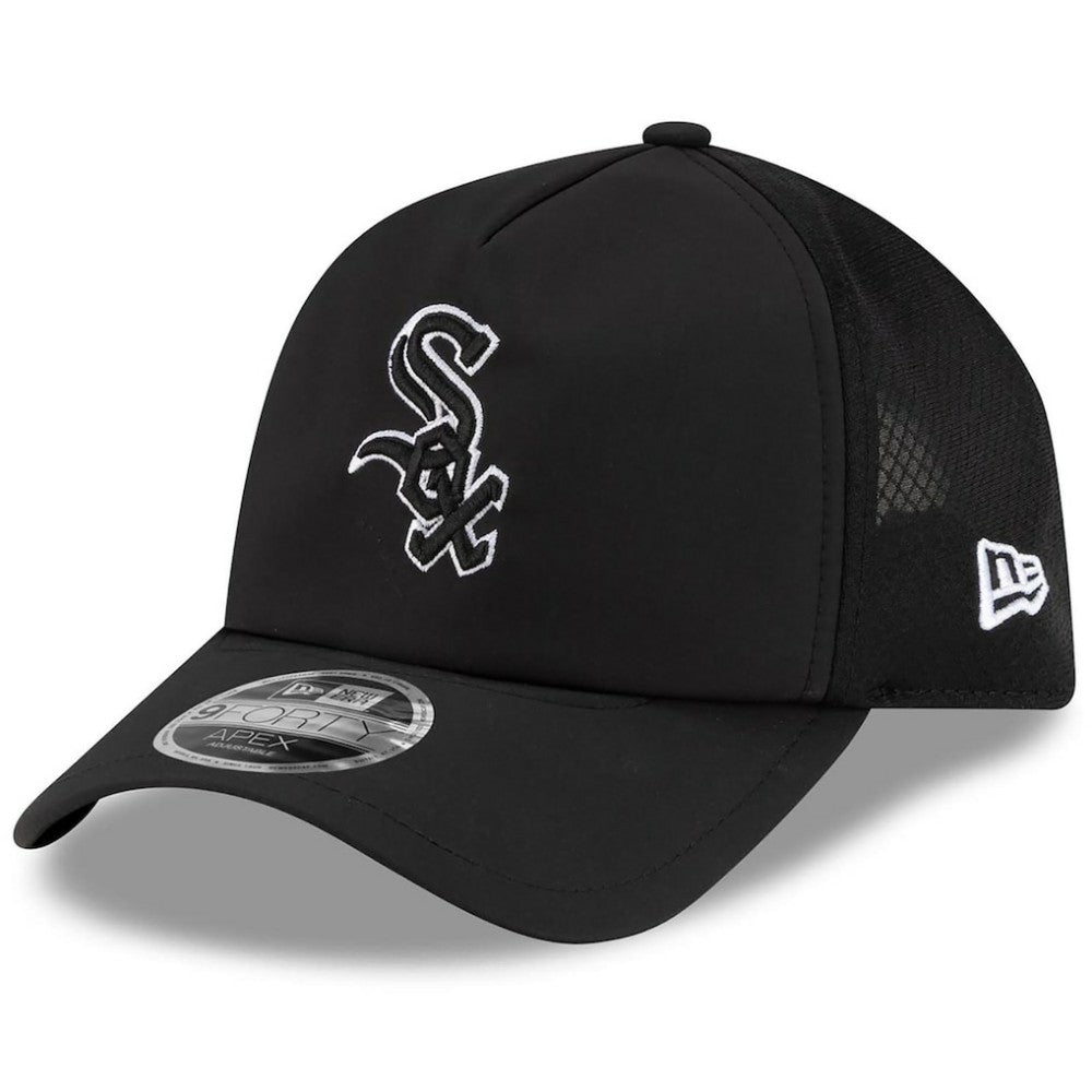 Chicago White Sox New Era 2026 Batting Practice Apex 9FORTY Adjustable Trucker Hat | MLB Outlet