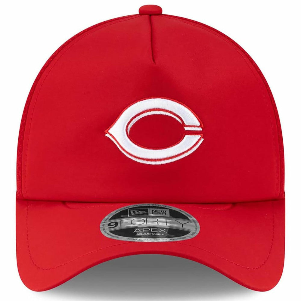 Cincinnati Reds New Era 2026 Batting Practice Apex 9FORTY Adjustable Trucker Hat | MLB Discount