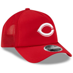 Cincinnati Reds New Era 2026 Batting Practice Apex 9FORTY Adjustable Trucker Hat | MLB Discount