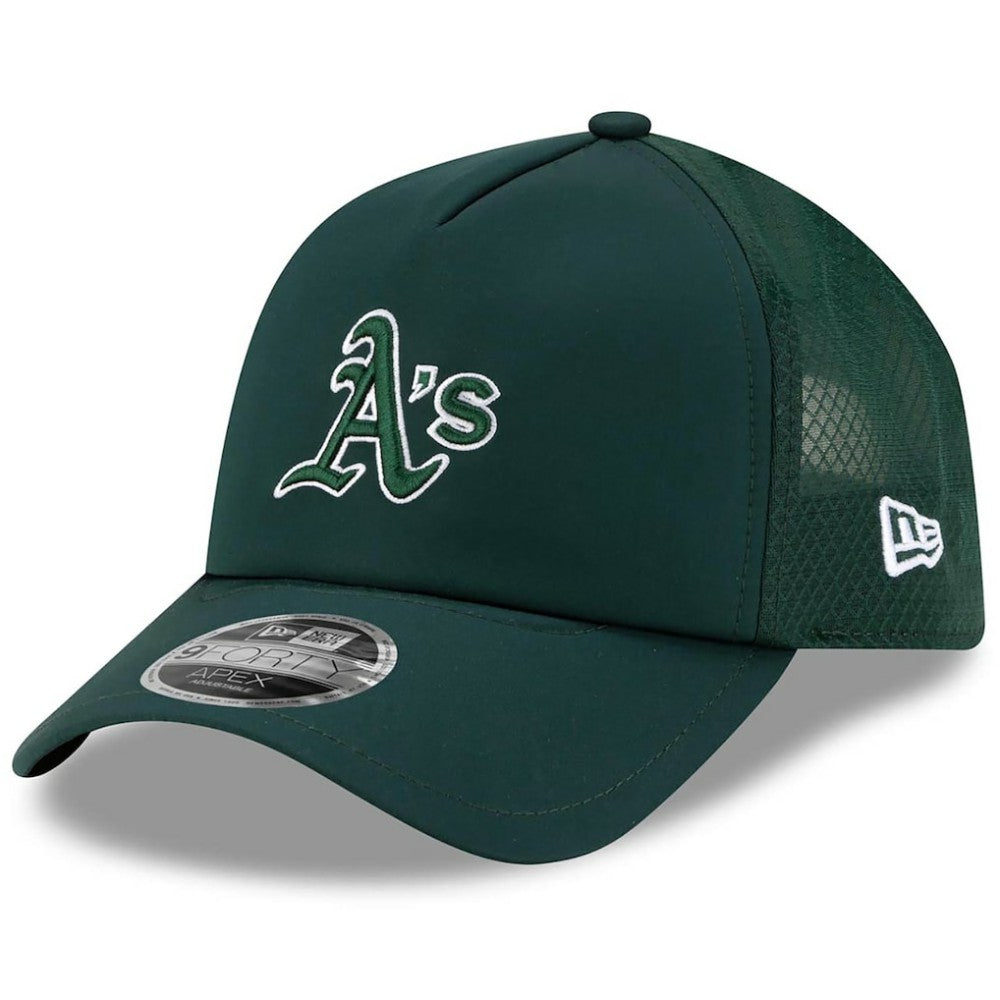 Athletics New Era 2026 Batting Practice Apex 9FORTY Adjustable Trucker Hat | MLB Near me