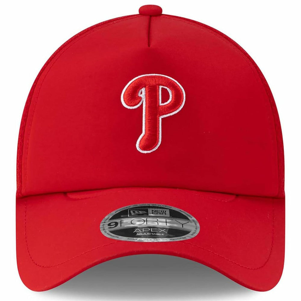 Philadelphia Phillies New Era 2026 Batting Practice Apex 9FORTY Adjustable Trucker Hat | MLB Discount