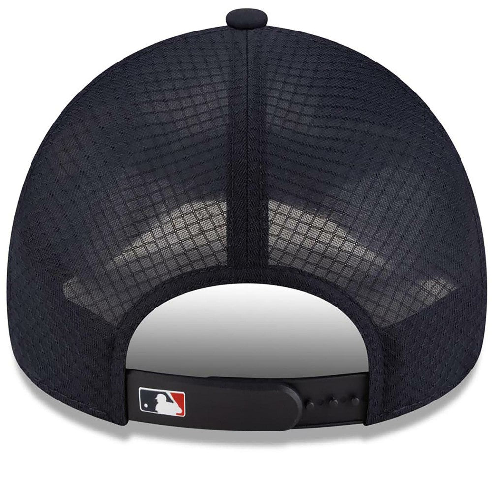 Cleveland Guardians New Era 2026 Batting Practice Apex 9FORTY Adjustable Trucker Hat | MLB Online