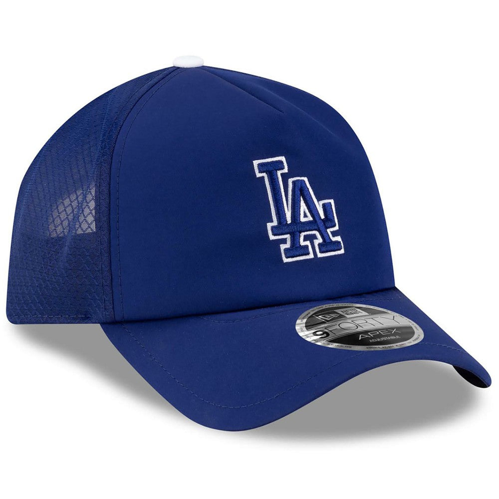 Los Angeles Dodgers New Era 2026 Batting Practice Apex 9FORTY Adjustable Trucker Hat | MLB US