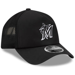 Miami Marlins New Era 2026 Batting Practice Apex 9FORTY Adjustable Trucker Hat | MLB For sale