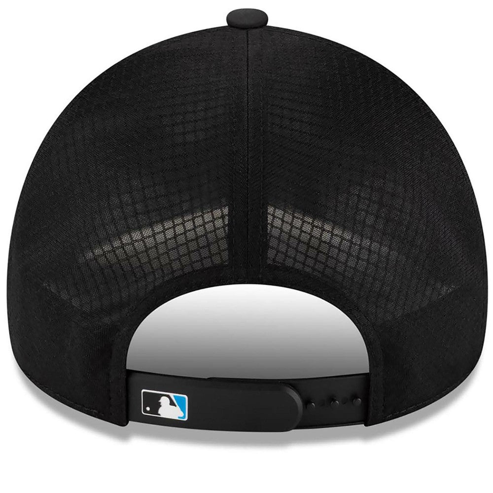 Miami Marlins New Era 2026 Batting Practice Apex 9FORTY Adjustable Trucker Hat | MLB For sale
