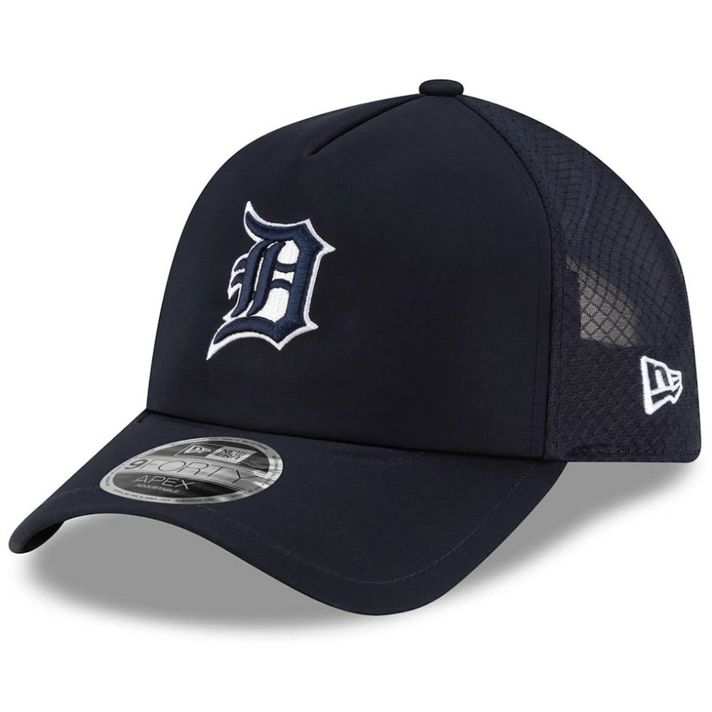 Detroit Tigers New Era 2026 Batting Practice Apex 9FORTY Adjustable Trucker Hat | MLB On Sale