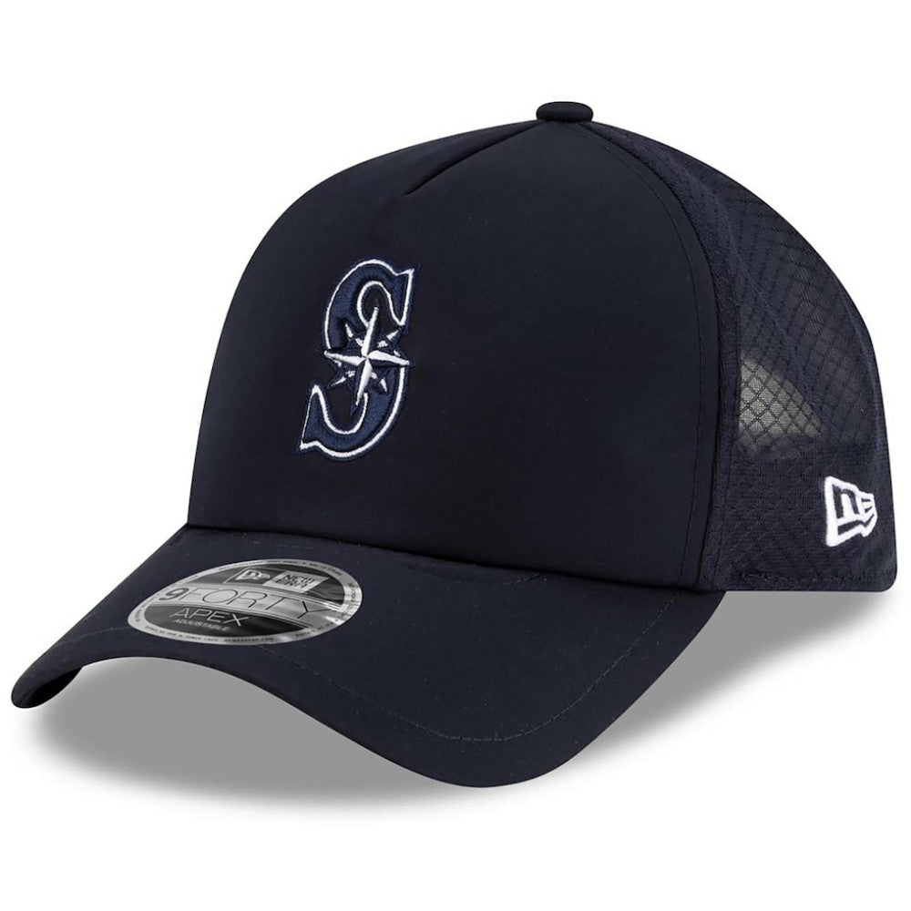 Seattle Mariners New Era 2026 Batting Practice Apex 9FORTY Adjustable Trucker Hat | MLB For sale