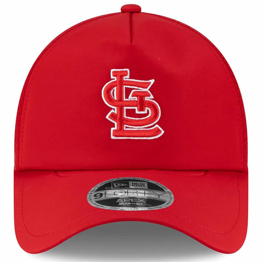 St. Louis Cardinals New Era 2026 Batting Practice Apex 9FORTY Adjustable Trucker Hat | MLB For sale