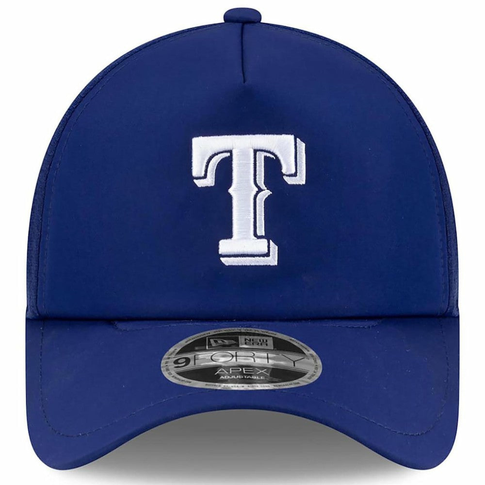 Texas Rangers New Era 2026 Batting Practice Apex 9FORTY Adjustable Trucker Hat | MLB On Sale