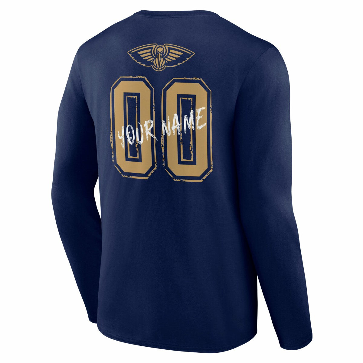 New Orleans Pelicans Hustle Custom Long Sleeve T-Shirt Discount