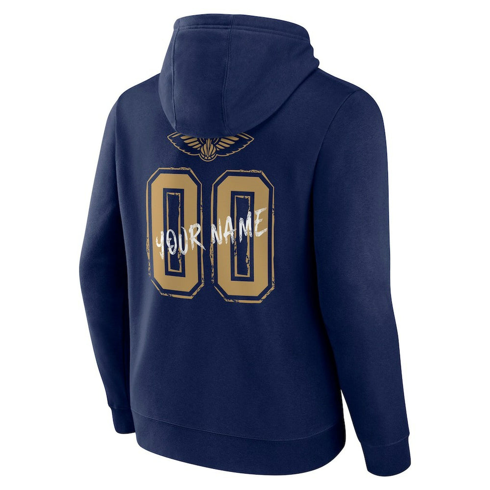 New Orleans Pelicans Hustle Custom Pullover Hoodie New