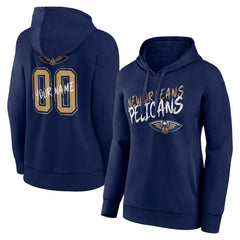 New Orleans Pelicans Women's Hustle Custom Pullover Hoodie Discount