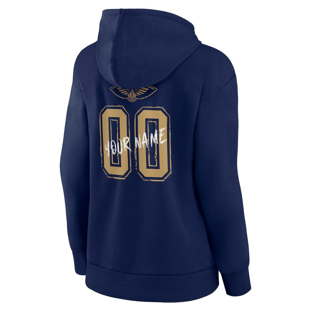 New Orleans Pelicans Women's Hustle Custom Pullover Hoodie Discount