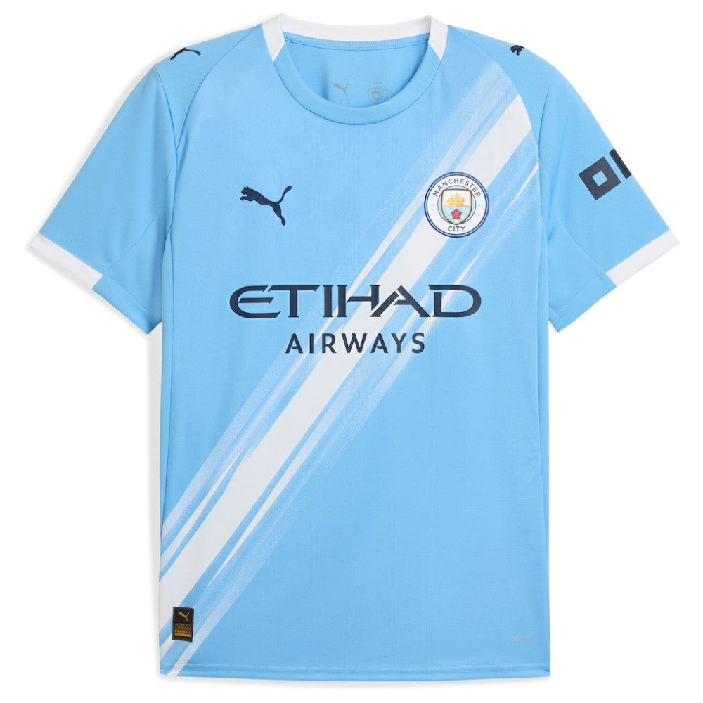 Manchester City 2025/26 Home Replica Custom Jersey Sky Blue - Puma