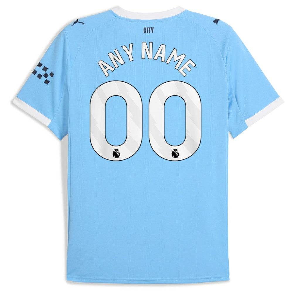 Manchester City 2025/26 Home Replica Custom Jersey Sky Blue - Puma