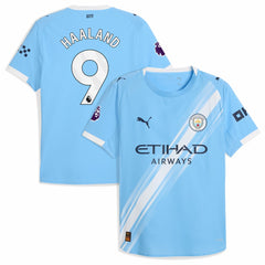 Erling Haaland Manchester City 2025/26 Home Player Jersey Sky Blue - Puma