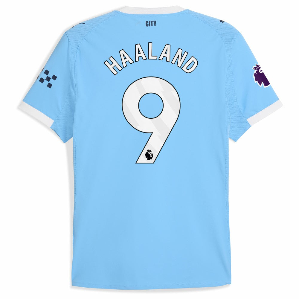 Erling Haaland Manchester City 2025/26 Home Player Jersey Sky Blue - Puma