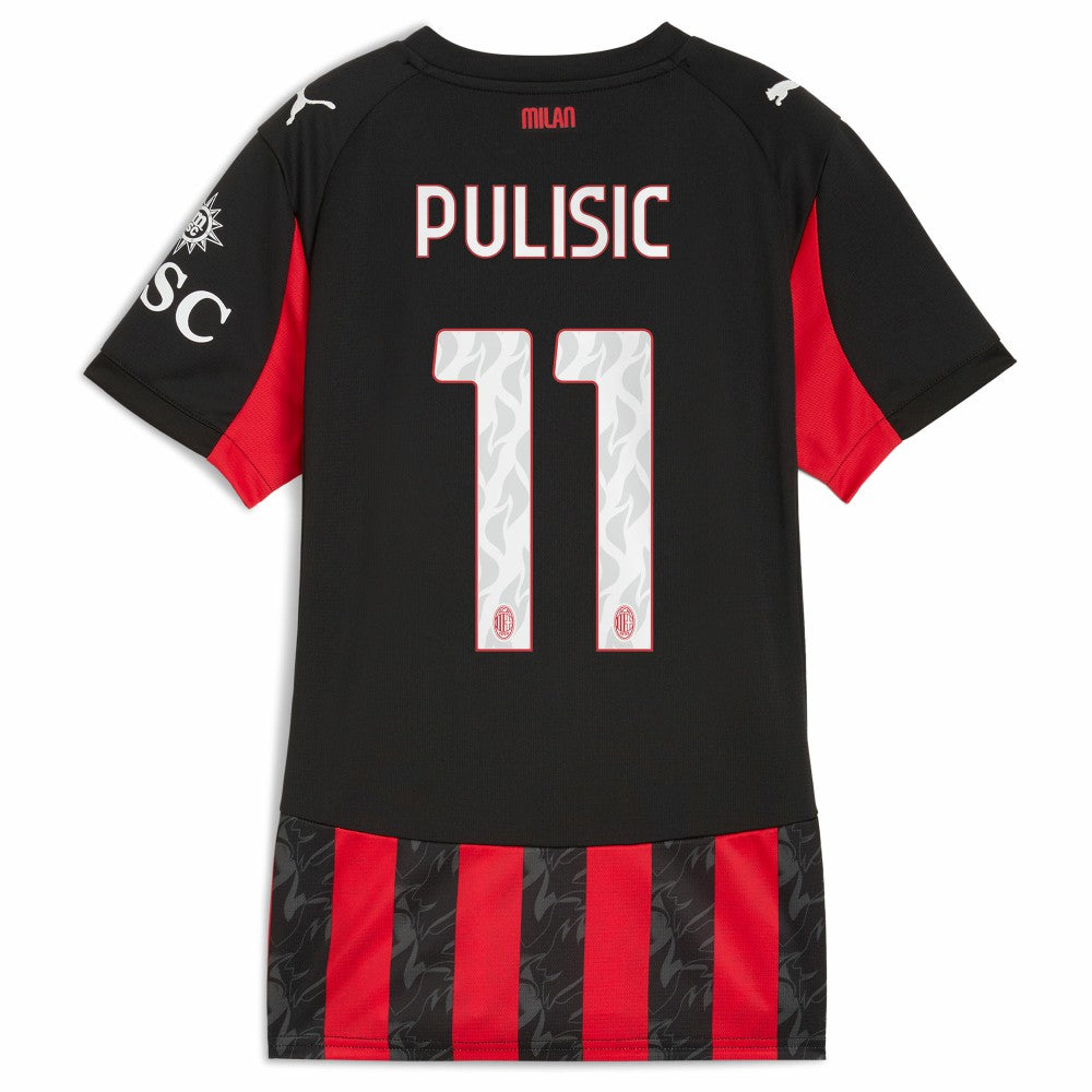 Christian Pulisic AC Milan Women's 2025/26 Home Replica Player Jersey Red - Puma