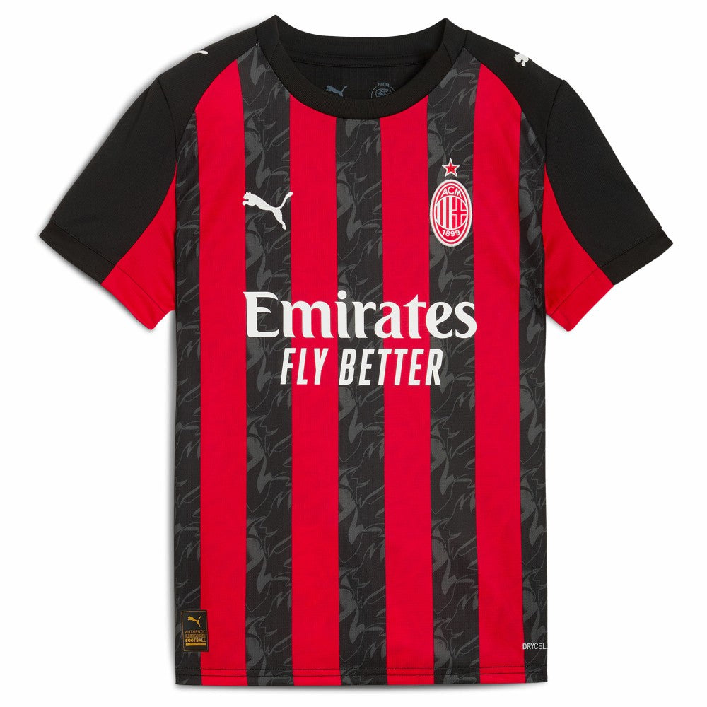 Christian Pulisic AC Milan Youth 2025/26 Home Replica Player Jersey Red - Puma