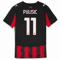 Christian Pulisic AC Milan Youth 2025/26 Home Replica Player Jersey Red - Puma