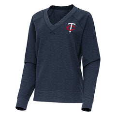 Minnesota Twins Antigua Women's Varsity Tri-Blend V-Neck Long Sleeve T-Shirt | MLB Near me