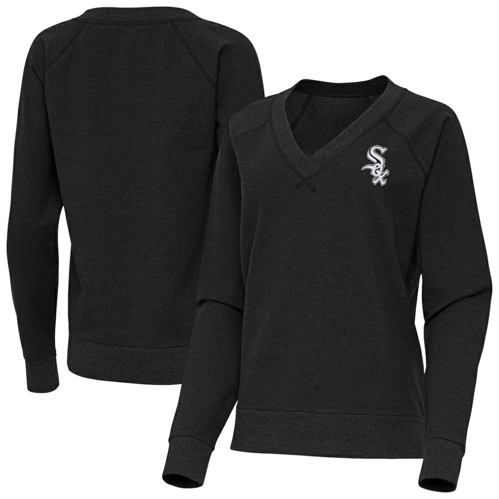 Chicago White Sox Antigua Women's Varsity Tri-Blend V-Neck Long Sleeve T-Shirt | MLB Online