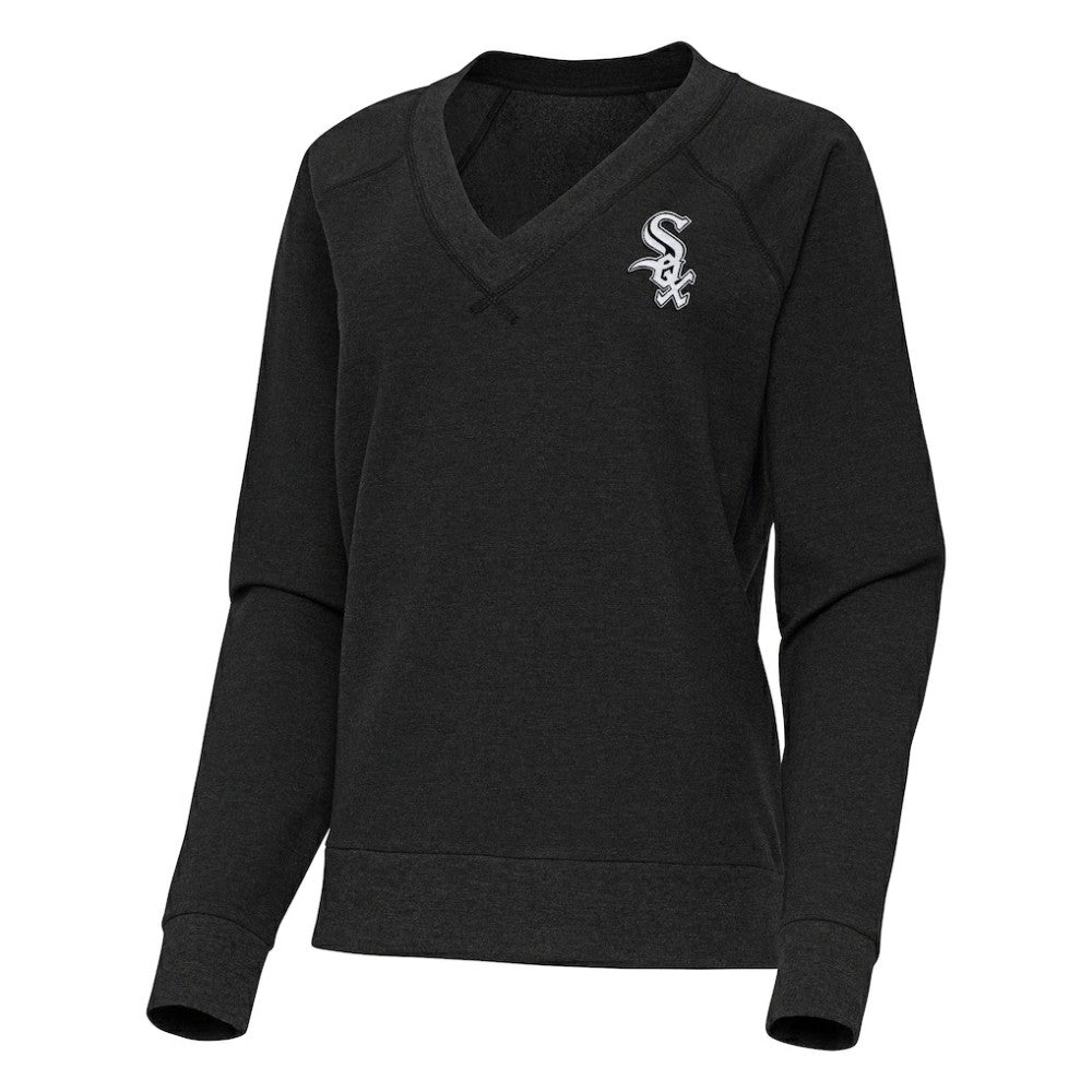 Chicago White Sox Antigua Women's Varsity Tri-Blend V-Neck Long Sleeve T-Shirt | MLB Online