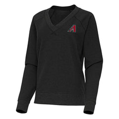 Arizona Diamondbacks Antigua Women's Varsity Tri-Blend V-Neck Long Sleeve T-Shirt | MLB On Sale