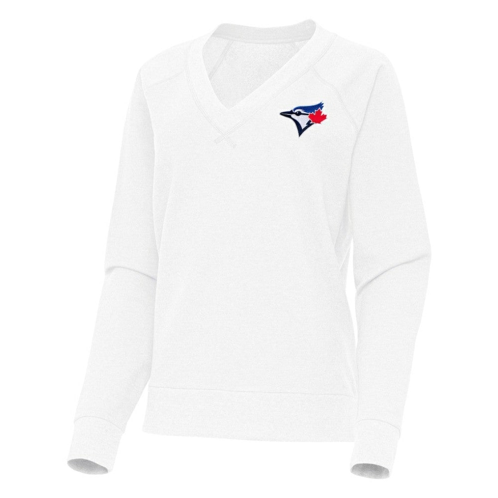 Toronto Blue Jays Antigua Women's Varsity Tri-Blend V-Neck Long Sleeve T-Shirt | MLB Online