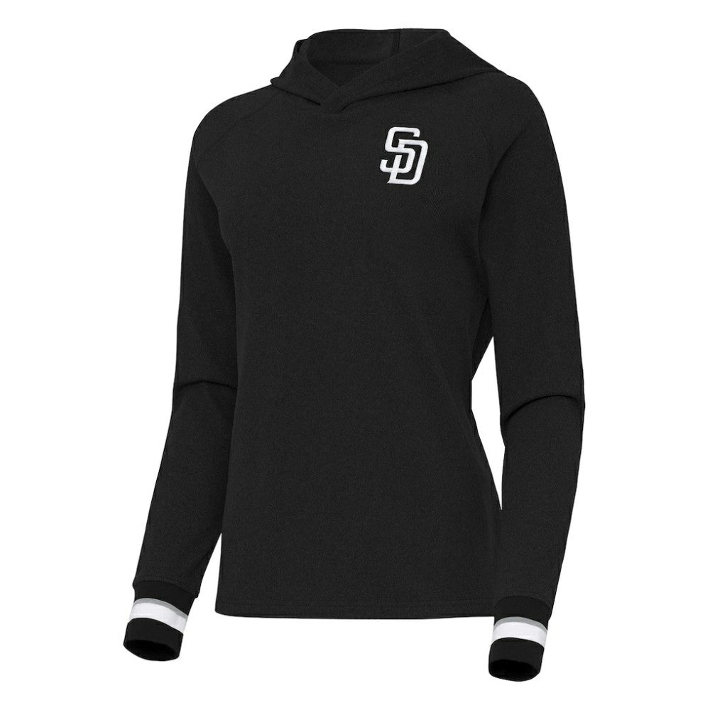 San Diego Padres Antigua Women's Trek Pullover Hoodie | MLB New