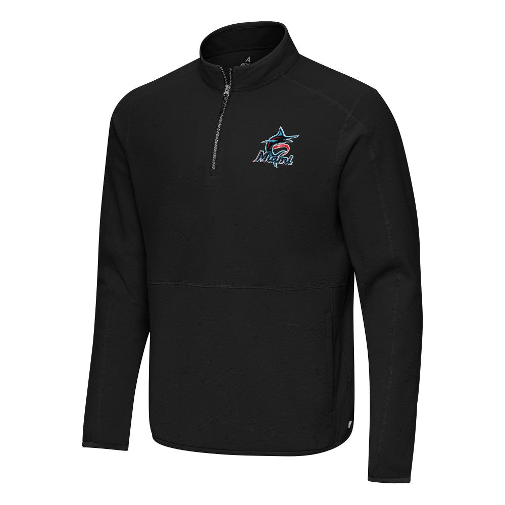 Miami Marlins Antigua Step Up Quarter-Zip Pullover | MLB Sale