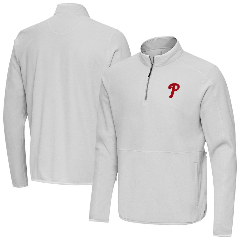 Philadelphia Phillies Antigua Step Up Quarter-Zip Pullover | MLB Near me