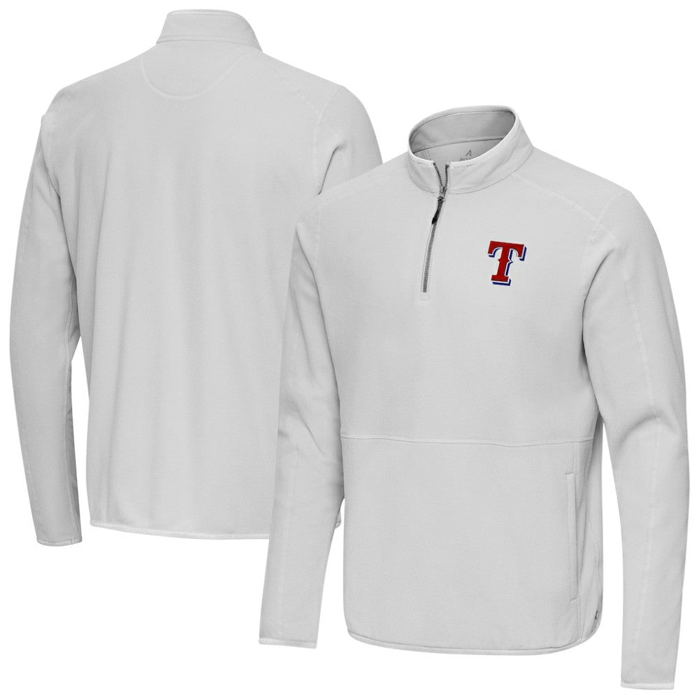 Texas Rangers Antigua Step Up Quarter-Zip Pullover | MLB Near me