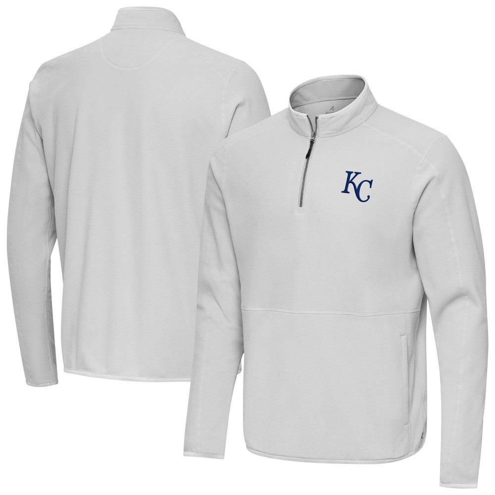 Kansas City Royals Antigua Step Up Quarter-Zip Pullover | MLB On Sale