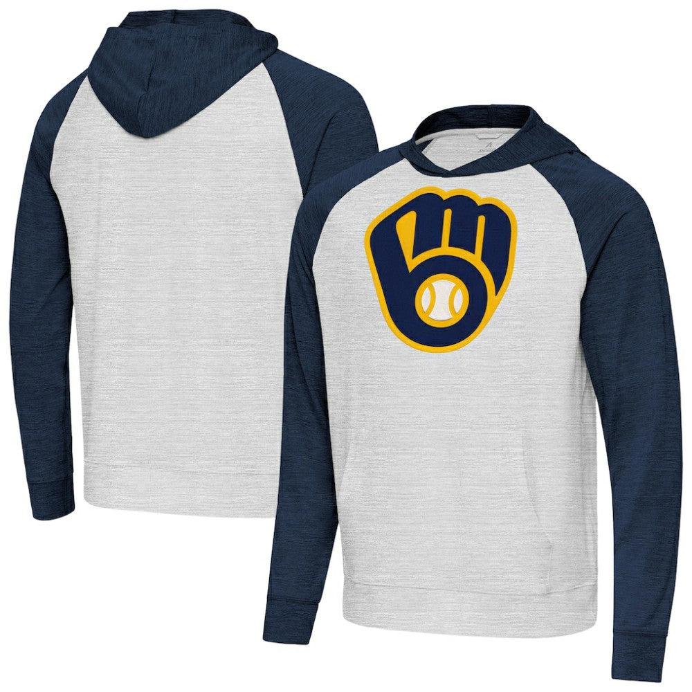 Milwaukee Brewers Antigua Urgent Pullover Hoodie | MLB Sale