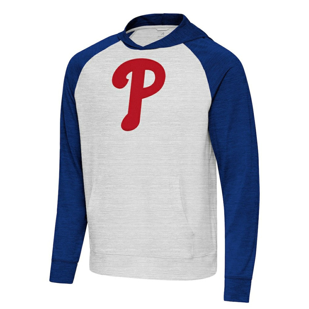 Philadelphia Phillies Antigua Urgent Pullover Hoodie | MLB Discount