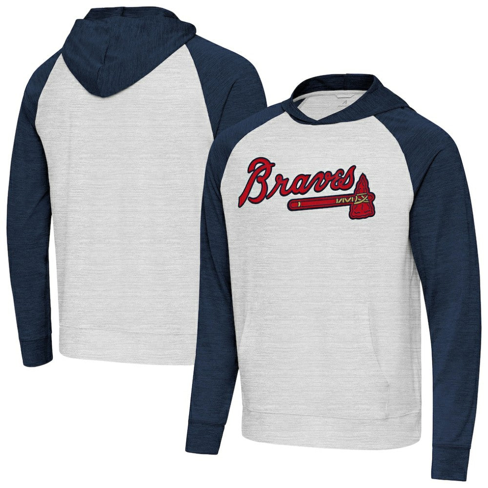 Atlanta Braves Antigua Urgent Pullover Hoodie | MLB New