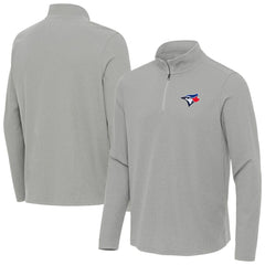 Toronto Blue Jays Antigua Sync Tri-Blend Quarter-Zip Pullover | MLB Online
