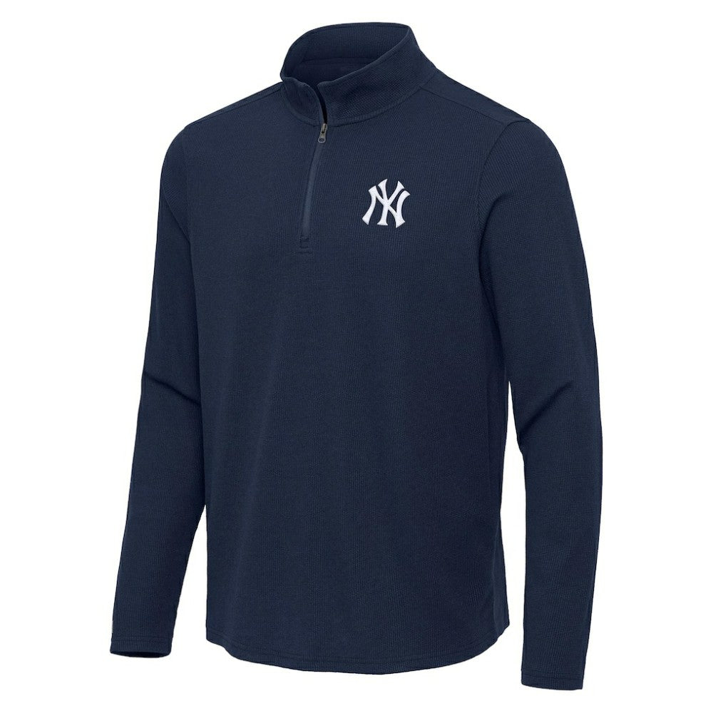 New York Yankees Antigua Sync Tri-Blend Quarter-Zip Pullover | MLB For sale