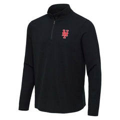 New York Mets Antigua Sync Tri-Blend Quarter-Zip Pullover | MLB US