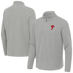 Philadelphia Phillies Antigua Sync Tri-Blend Quarter-Zip Pullover | MLB Near me