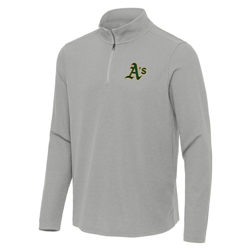 Athletics Antigua Sync Tri-Blend Quarter-Zip Pullover | MLB Near me
