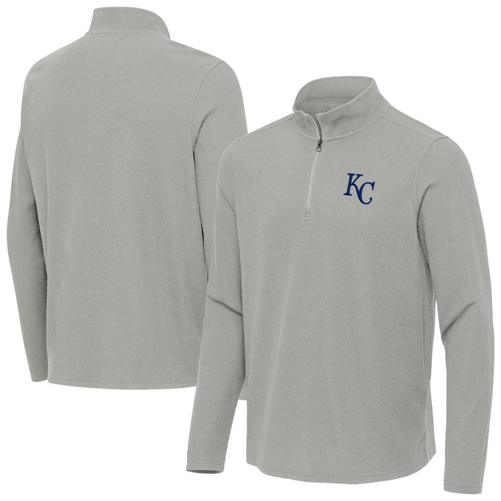 Kansas City Royals Antigua Sync Tri-Blend Quarter-Zip Pullover | MLB New